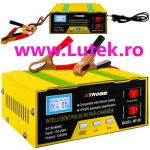 Redresor- incarcator baterii Auto Plumb-acid sau Lithium 12-24V-10A cu afisaj digital, (MF-2B) www.lutek.ro